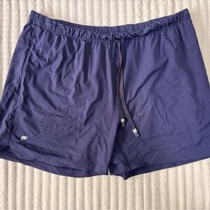 Fabletics Men's Navy Athletic Shorts 5”